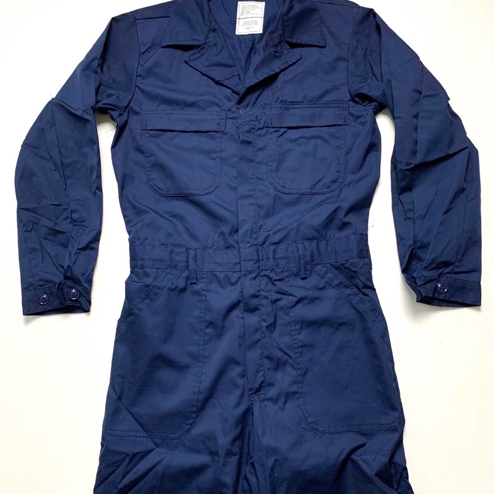 Navy blue coveralls